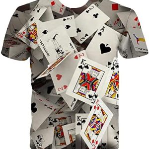 KYKU Men's Print Graphic T Shirt Short Sleeve Summer T-Shirt Novelty Casual Tee