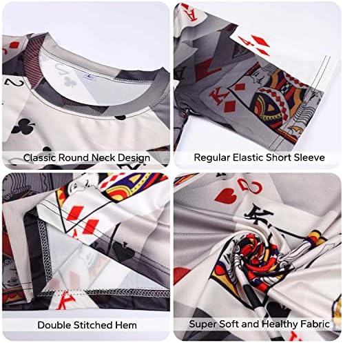 KYKU Men's Print Graphic T Shirt Short Sleeve Summer T-Shirt Novelty Casual Tee - Image 4