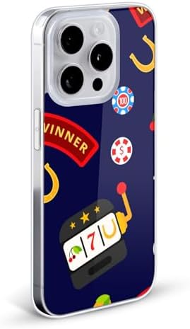 Head Case Designs Officially Licensed Haroulita Casino Luck Playful Graphics Soft Gel Case Compatible with Apple iPhone 15 Pro and Compatible with MagSafe Accessories - Image 2